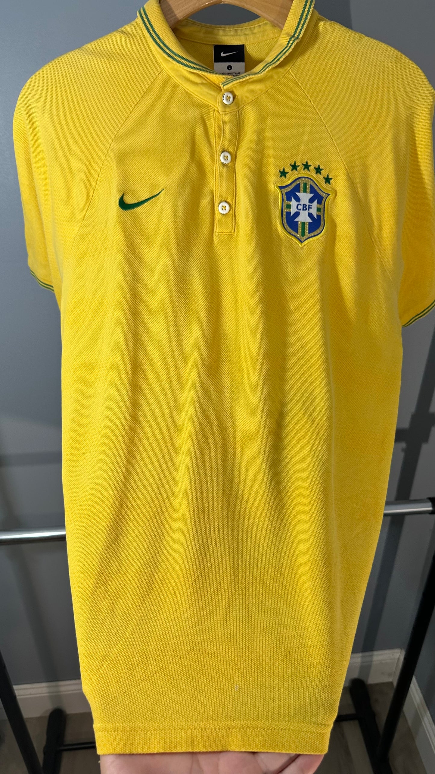 BRAZIL 2014 TRAVEL POLO (L)