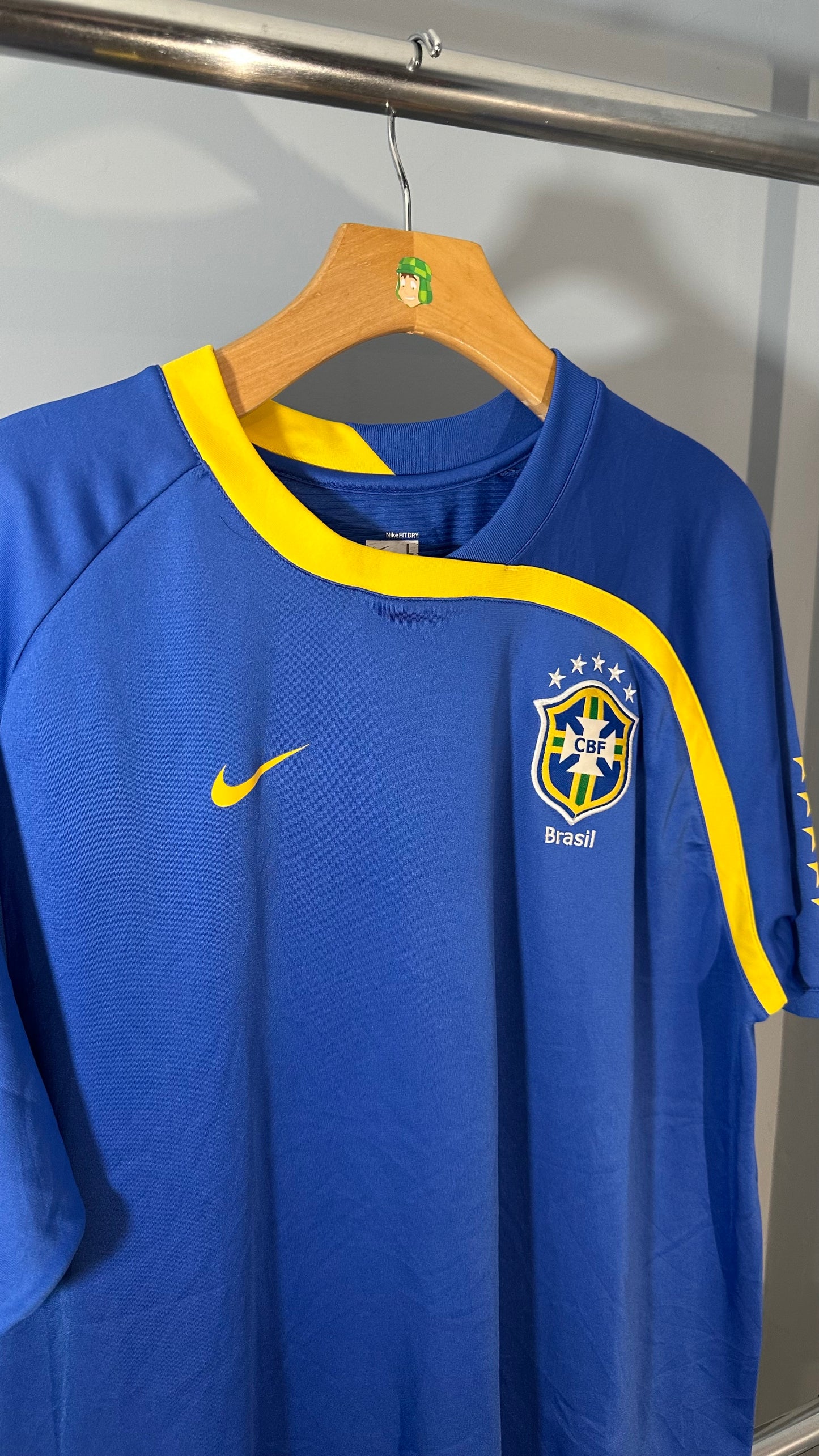 BRAZIL 2008 TRAINING JERSEY (L)