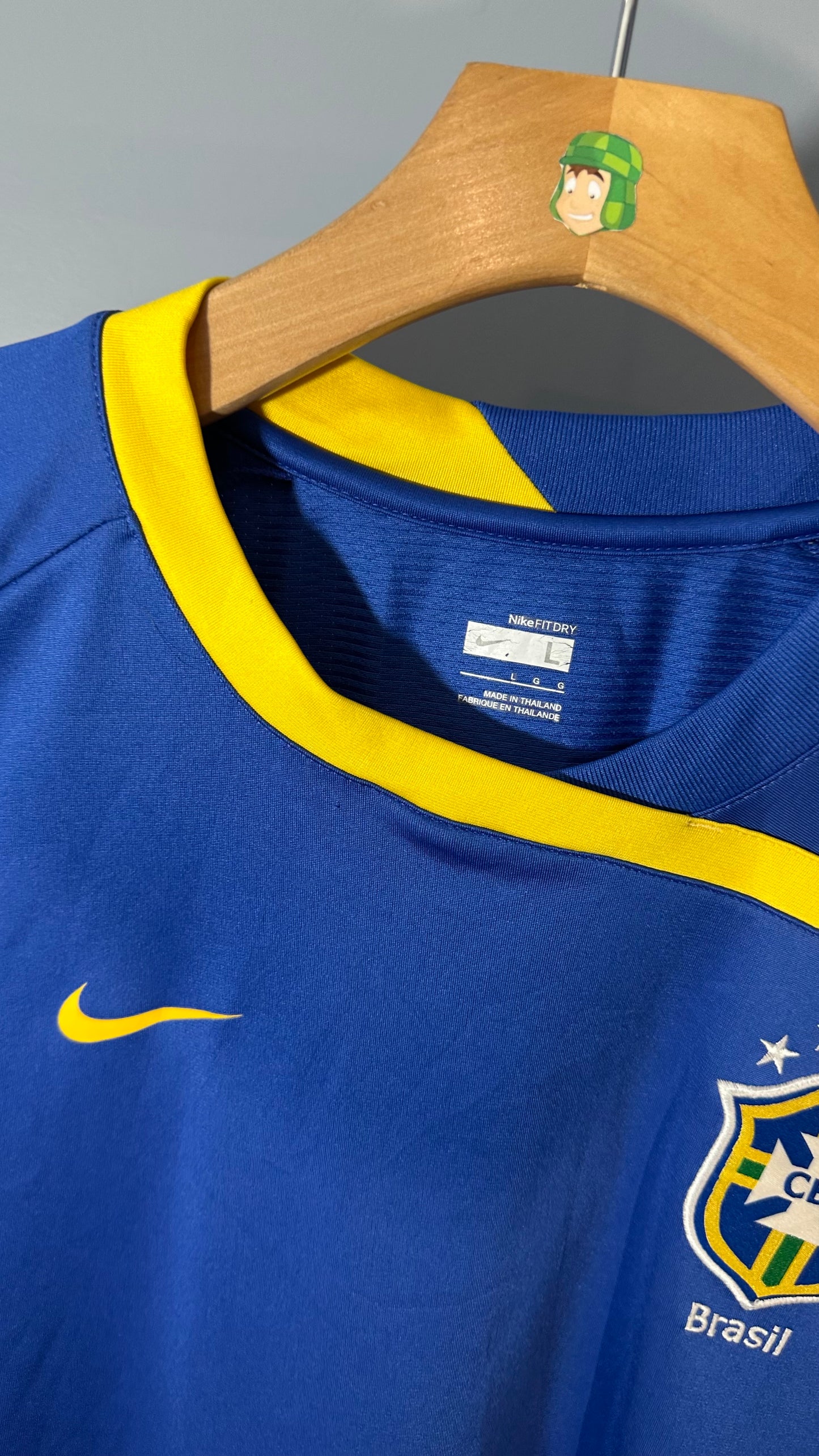 BRAZIL 2008 TRAINING JERSEY (L)