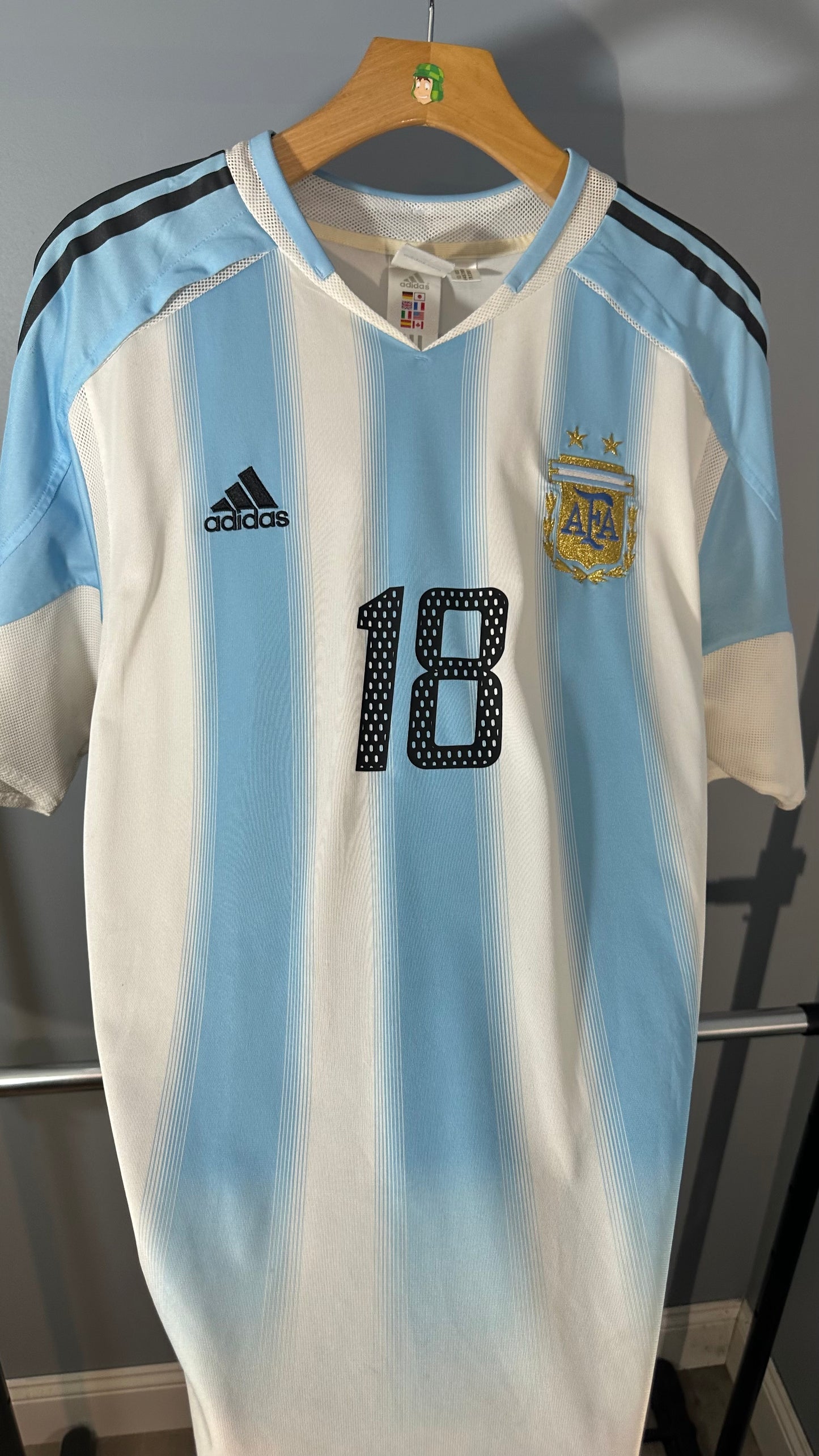 ARGENTINA 2004 HOME X LIONEL MESSI (XL)