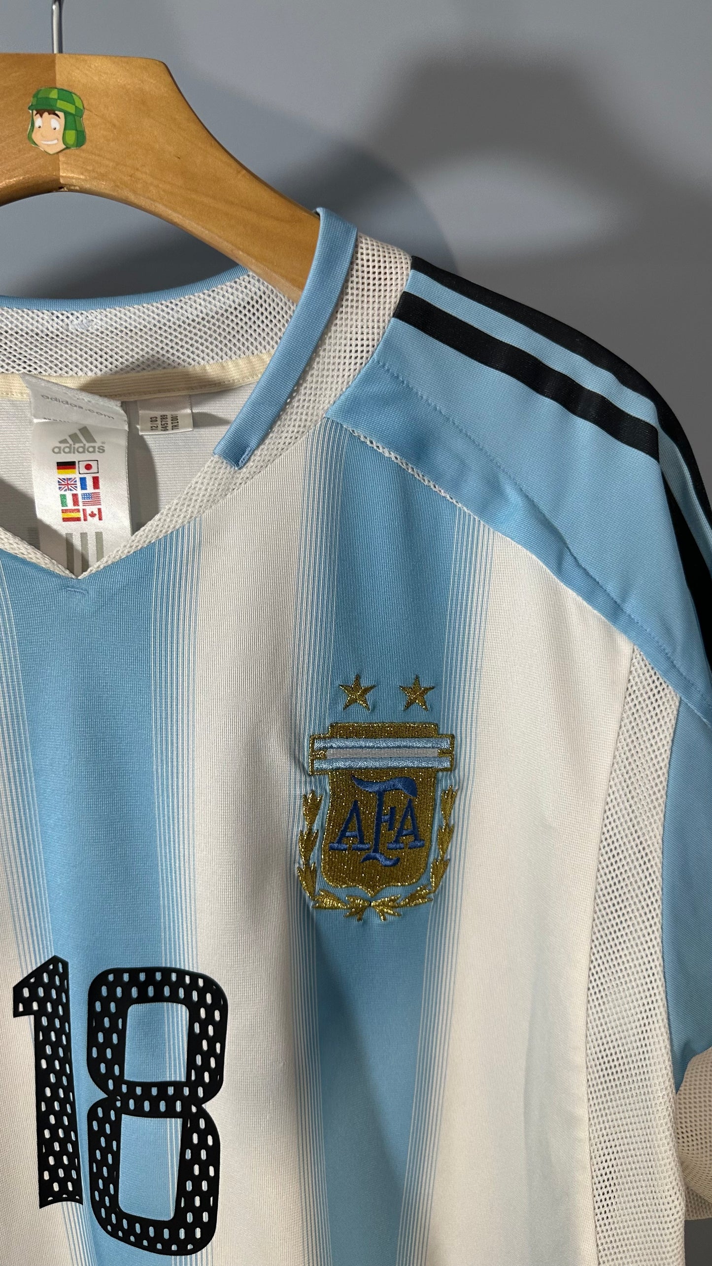 ARGENTINA 2004 HOME X LIONEL MESSI (XL)