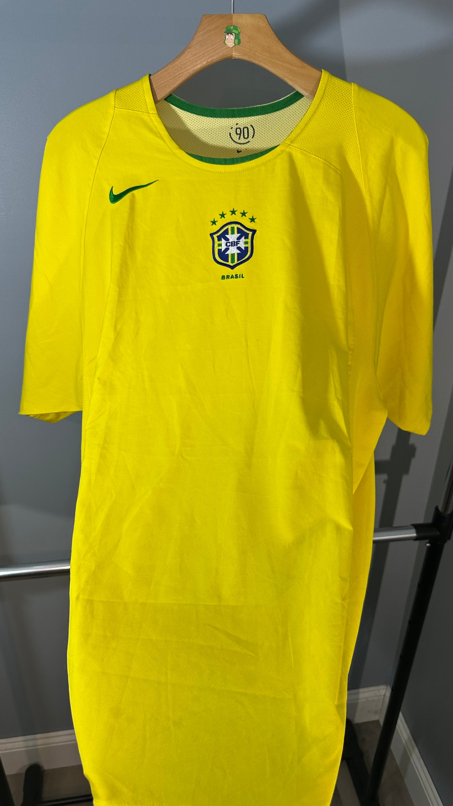 BRAZIL 2004 TRAINING JERSEY (XL)