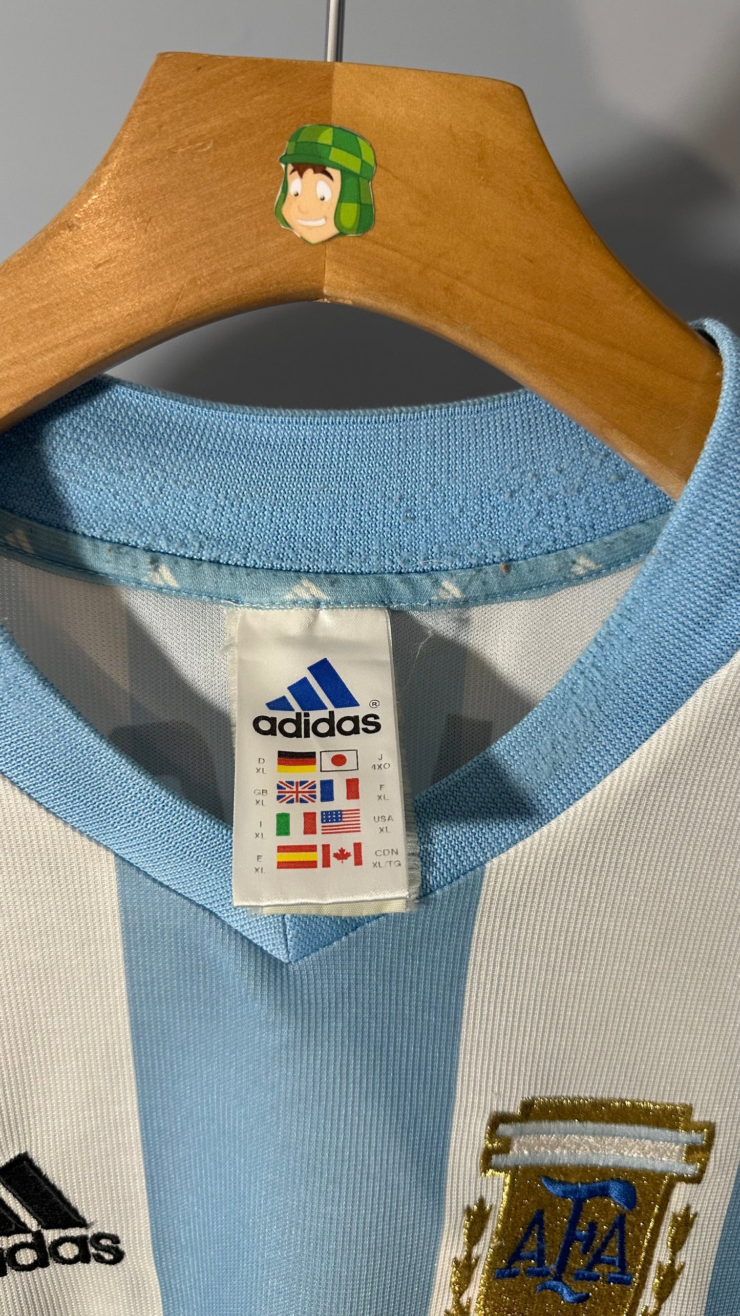 ARGENTINA 2002 HOME X DIEGO SIMEONE (XL)