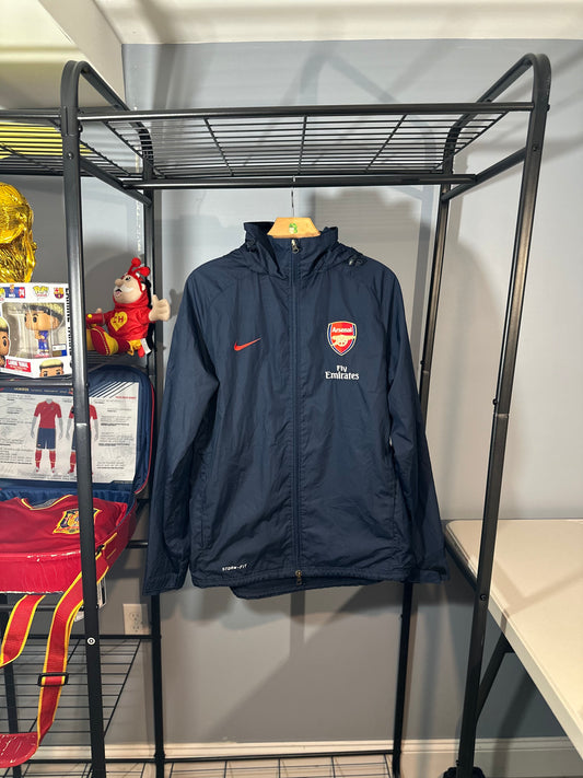 ARSENAL 2011 HOODED RAIN JACKET (M)