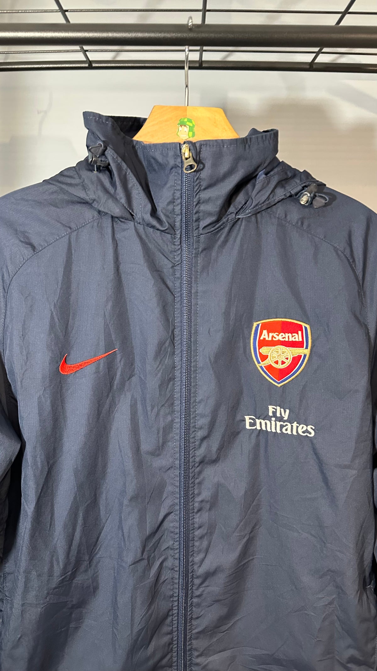 ARSENAL 2011 HOODED RAIN JACKET (M)