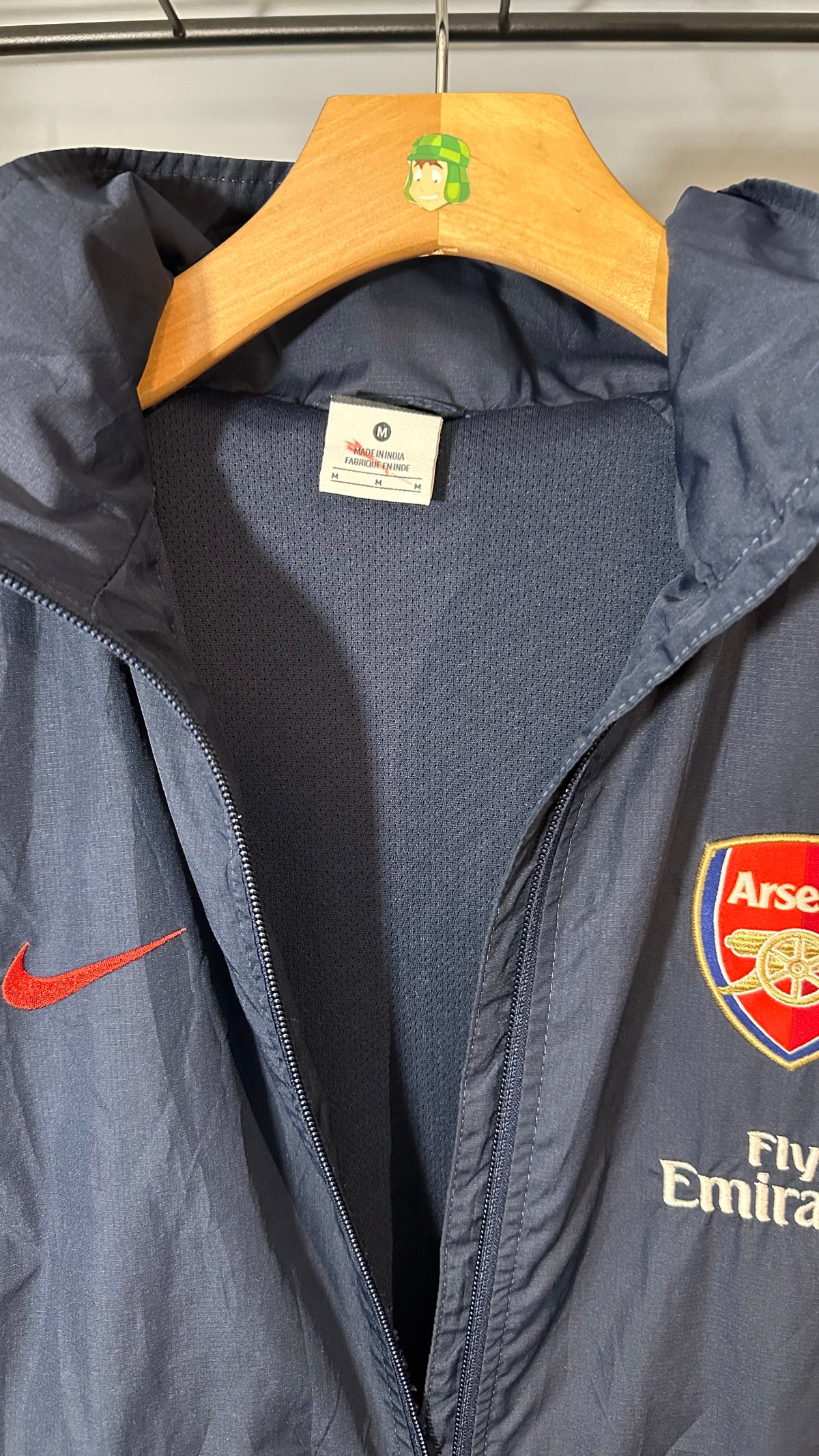 ARSENAL 2011 HOODED RAIN JACKET (M)