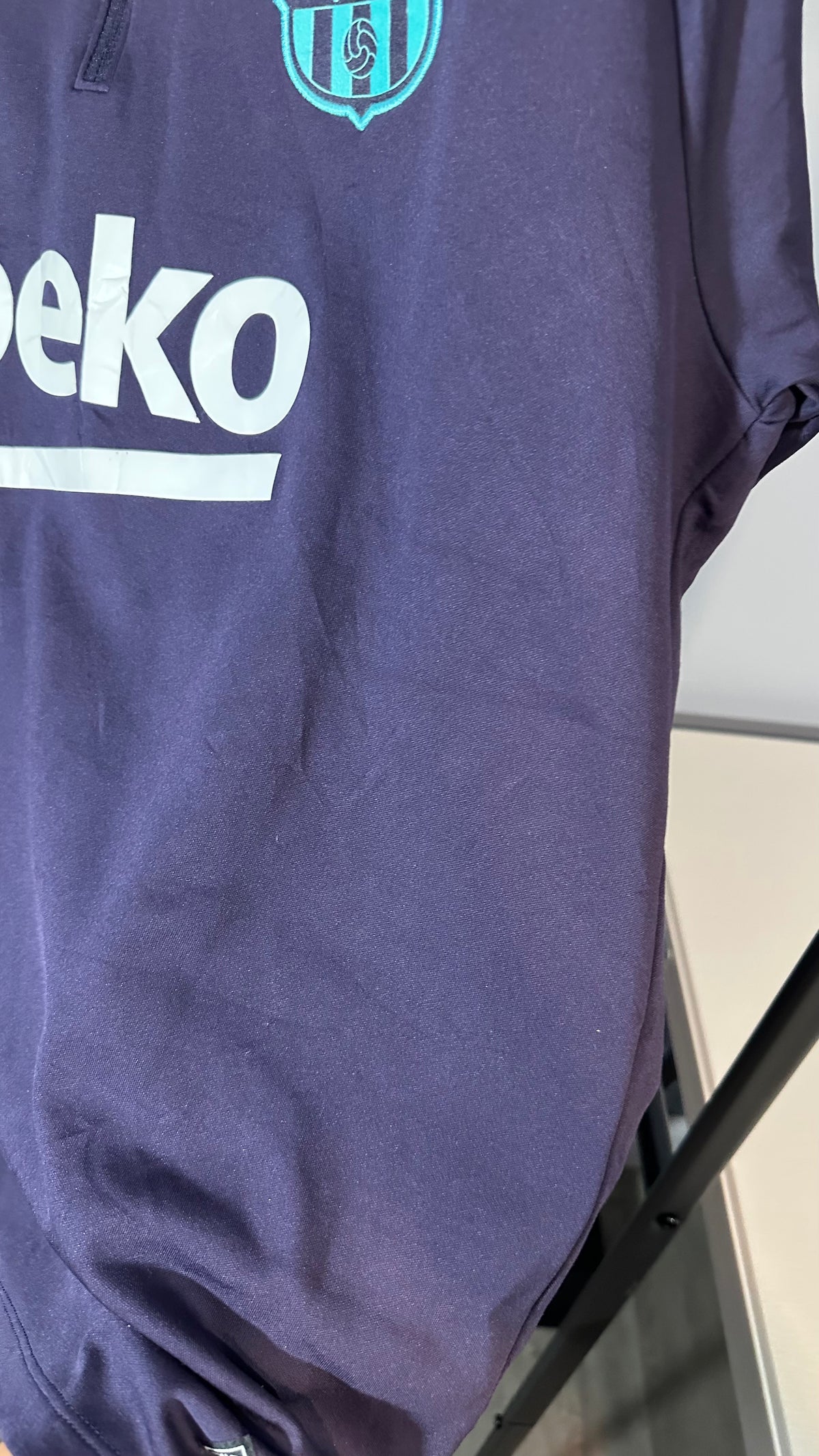 FC BARCELONA 2018 QUATERZIP TRAINING TOP (L)