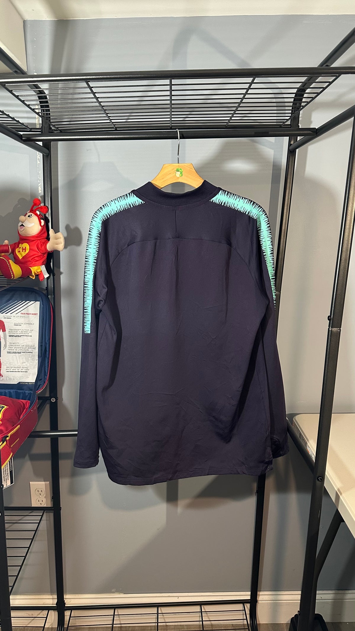 FC BARCELONA 2018 QUATERZIP TRAINING TOP (L)