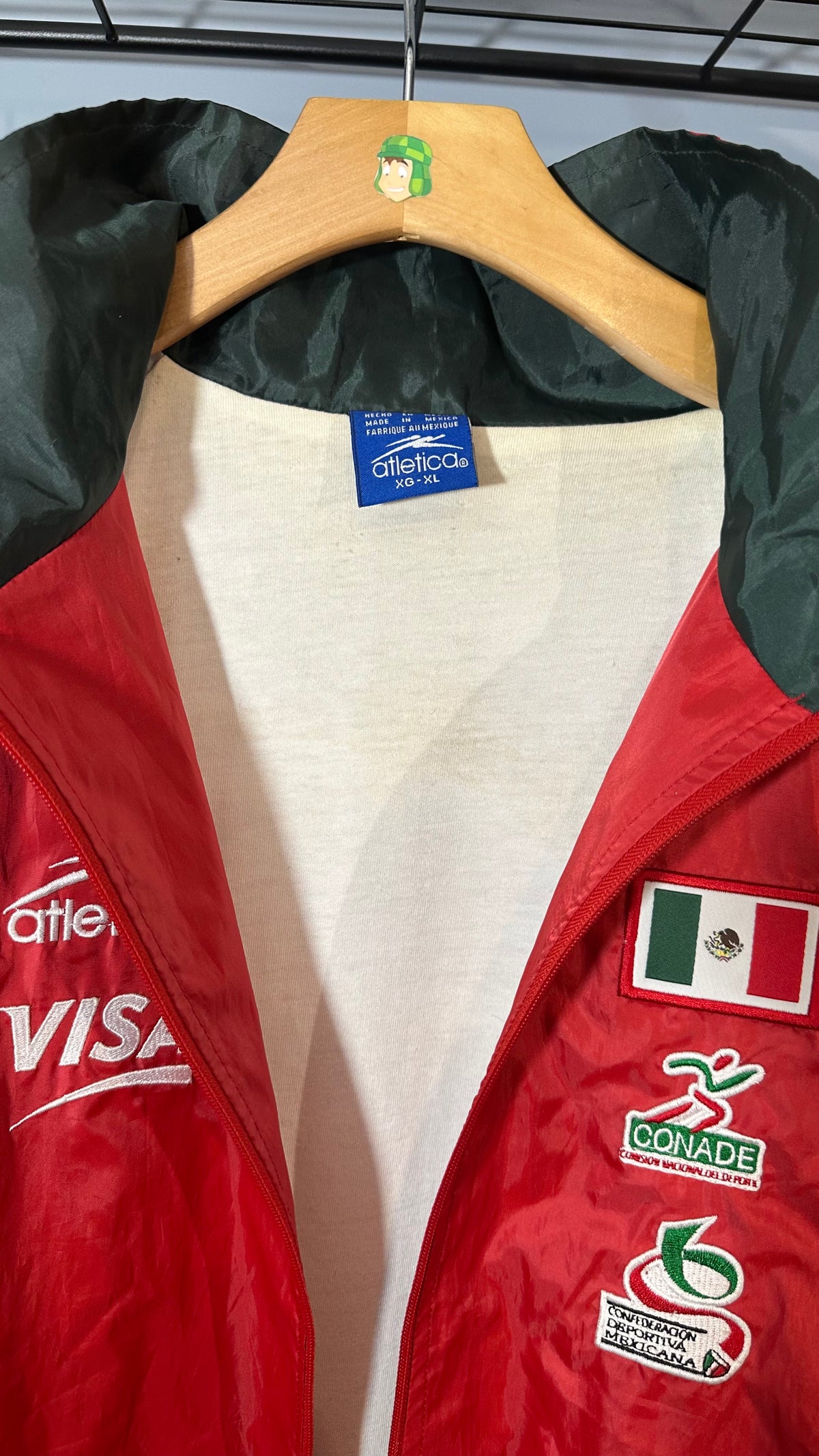MEXICO 2004 ATLETICA TRACK JACKET (XL)