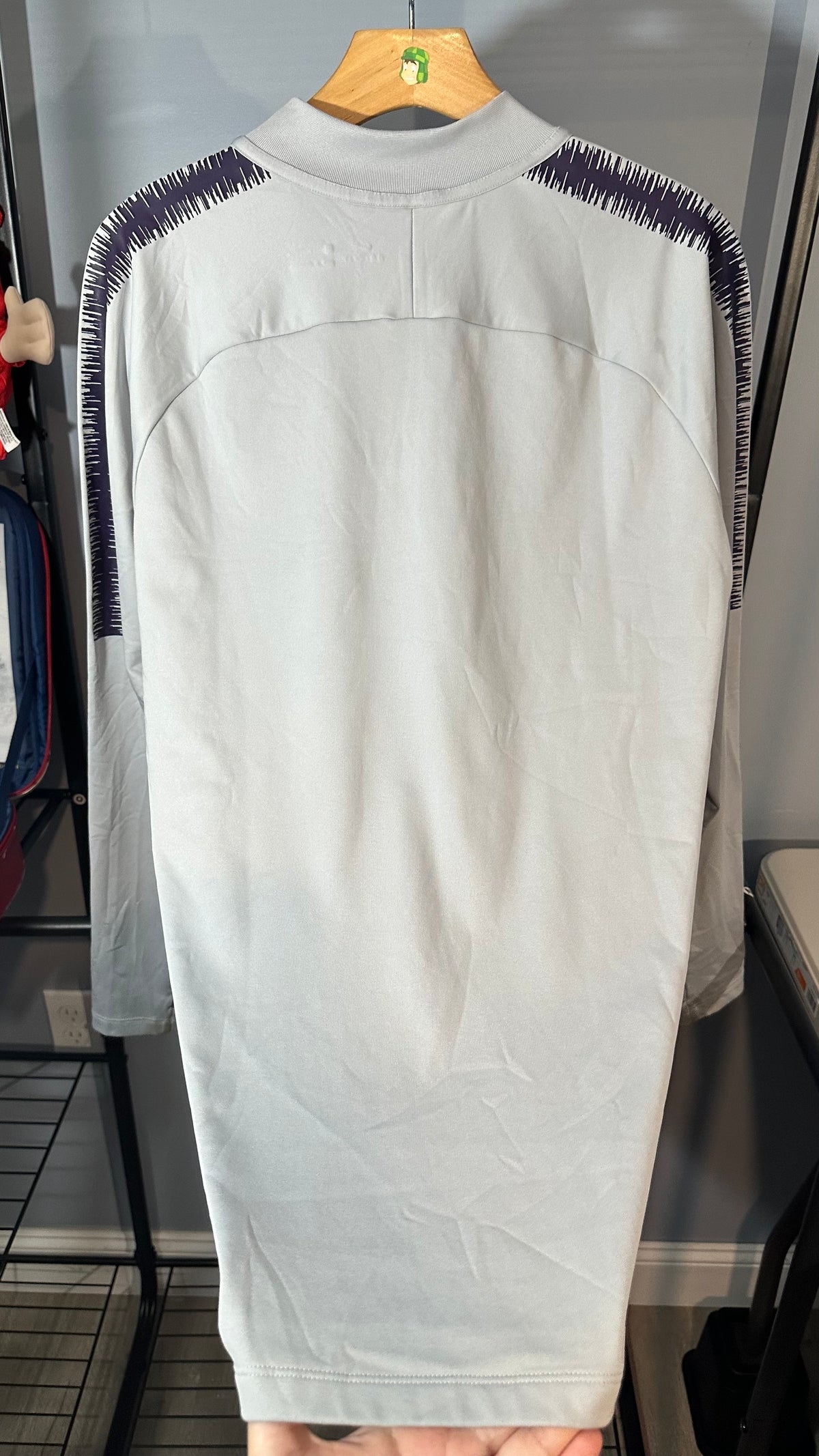 FC BARCELONA 2018 QUATER ZIP TRAINING TOP (L)