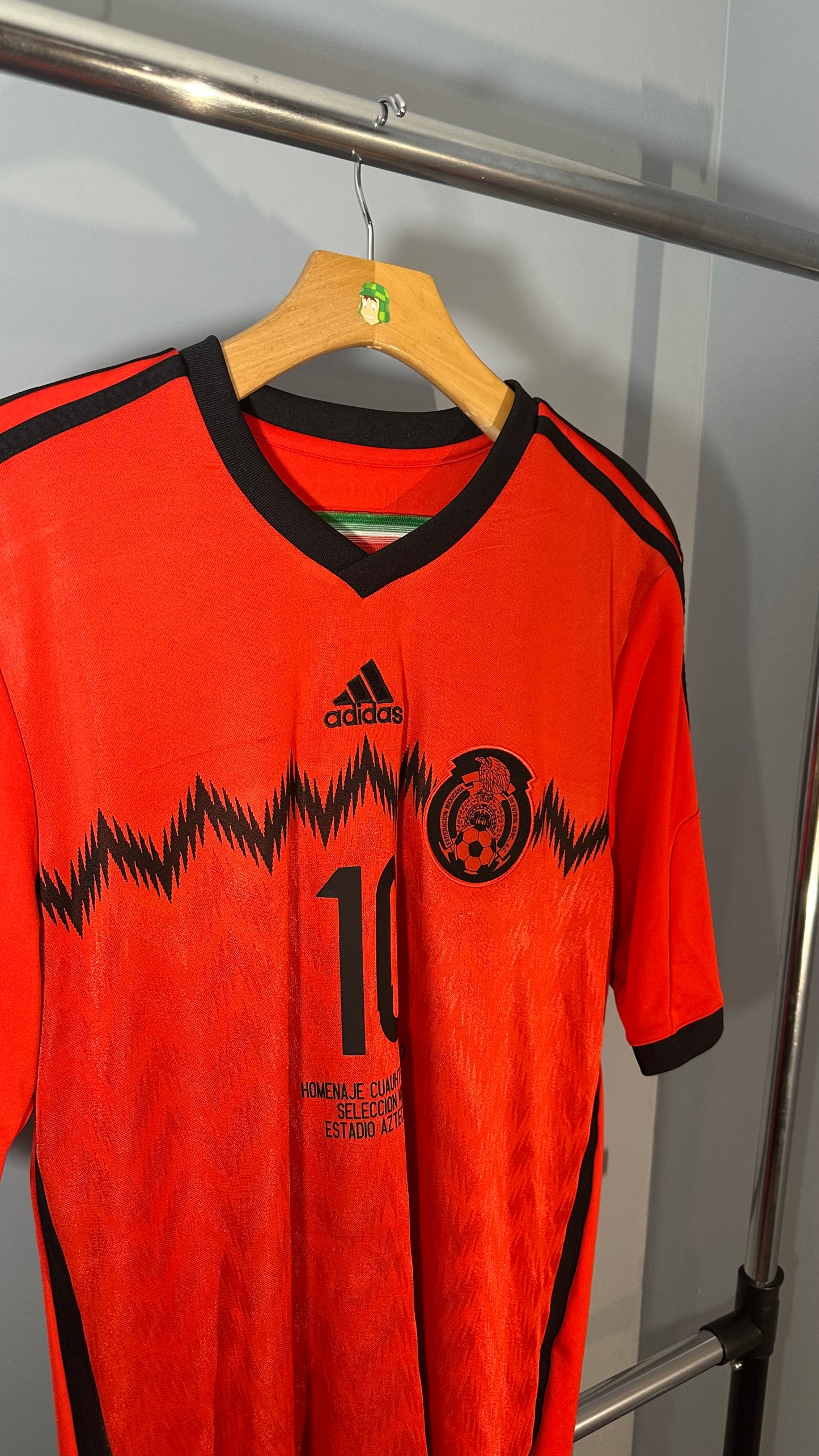 MEXICO 2014 AWAY X CUAUHTEMOC BLANCO TRIBUTE JERSEY (L)