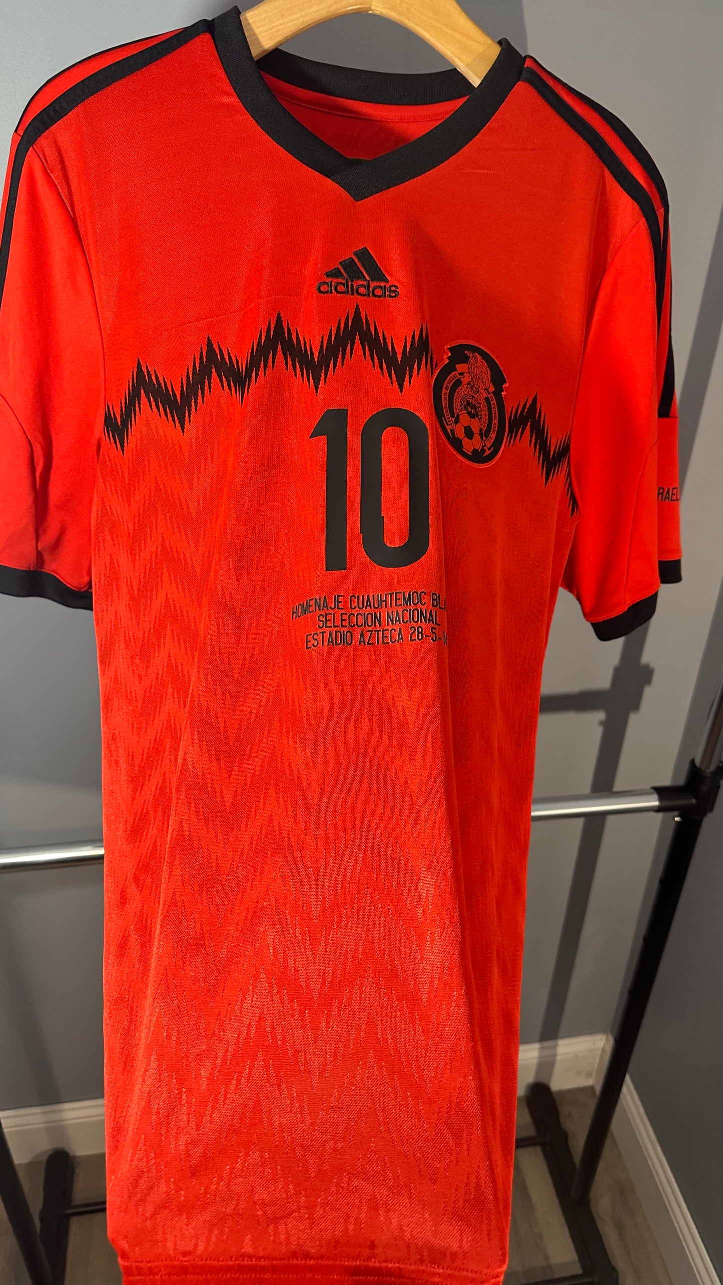 MEXICO 2014 AWAY X CUAUHTEMOC BLANCO TRIBUTE JERSEY (L)