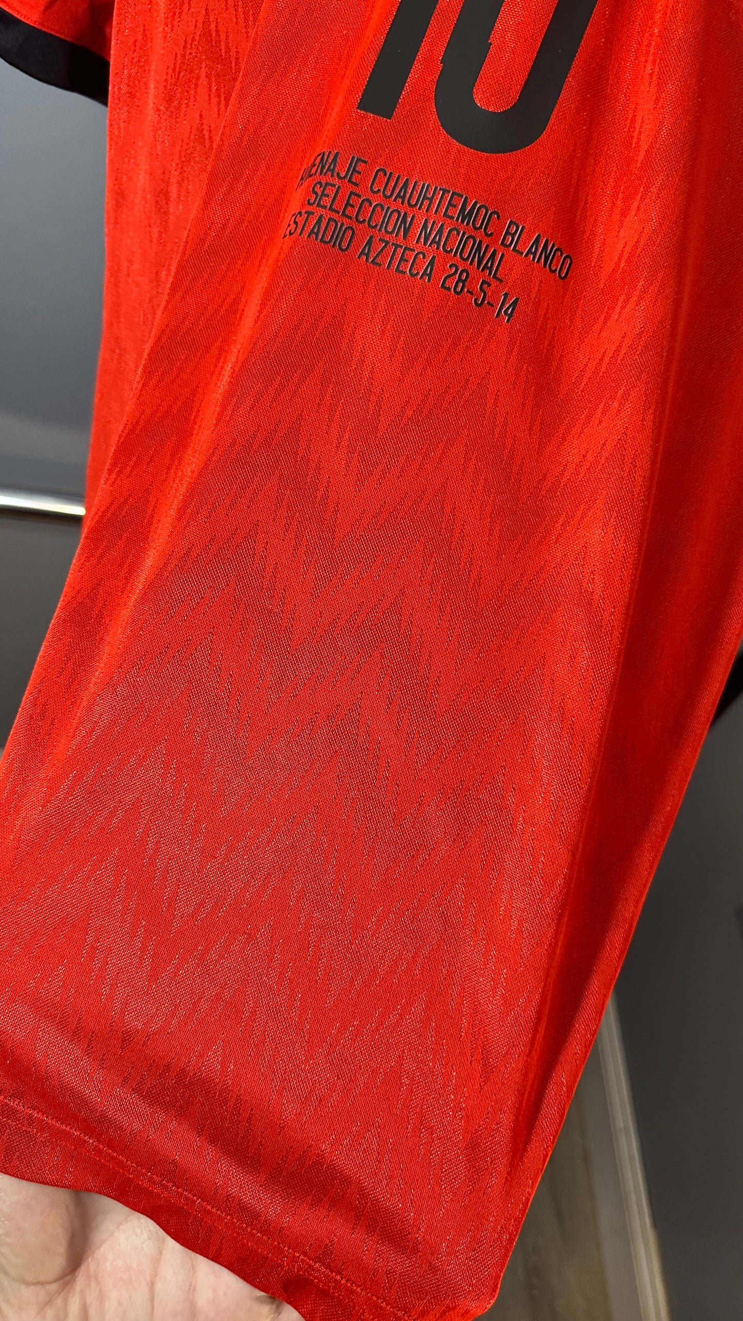 MEXICO 2014 AWAY X CUAUHTEMOC BLANCO TRIBUTE JERSEY (L)