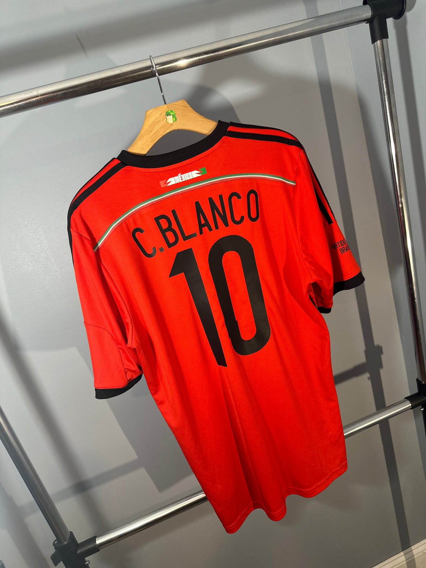 MEXICO 2014 AWAY X CUAUHTEMOC BLANCO TRIBUTE JERSEY (L)
