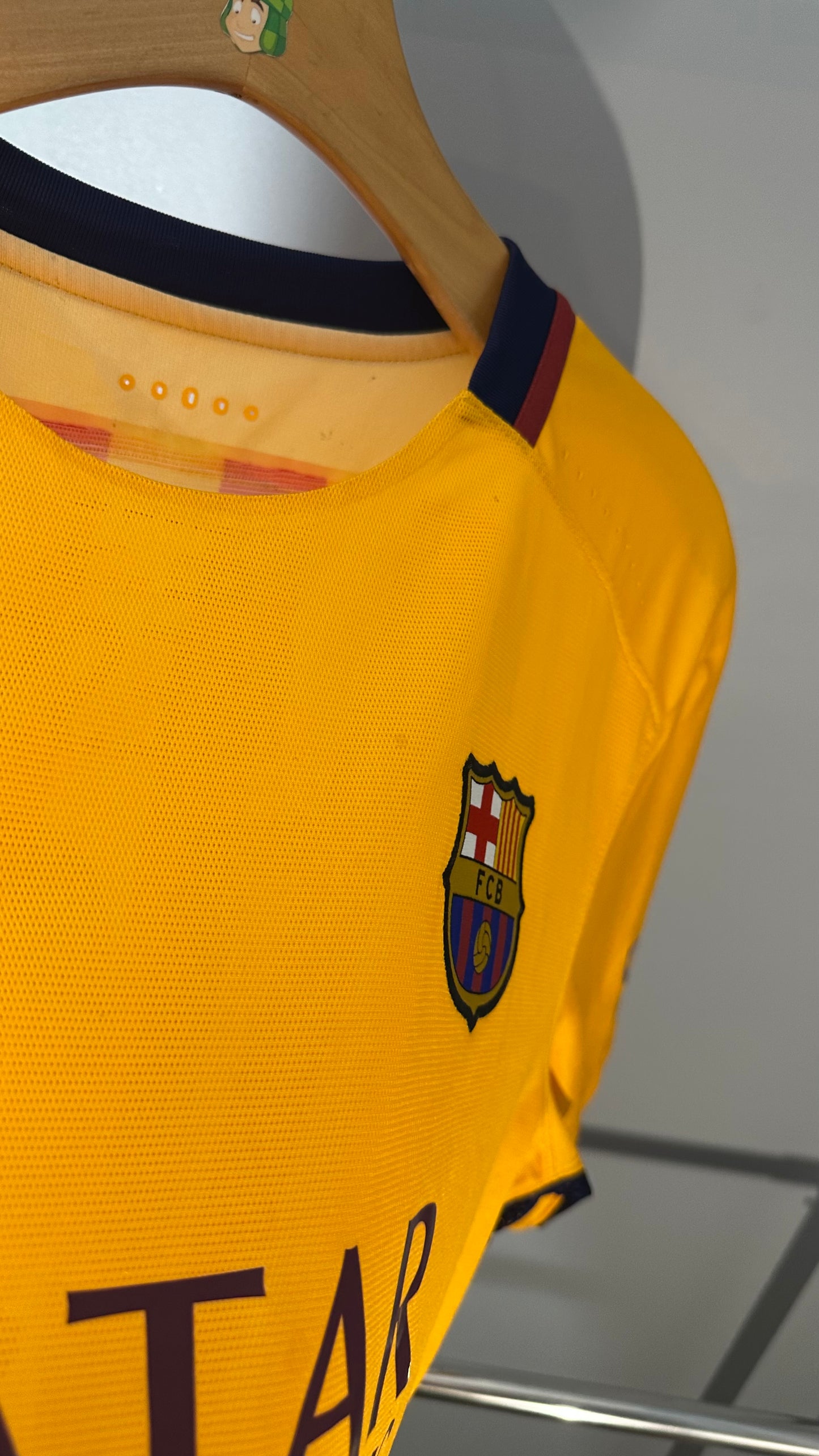 FC BARCELONA 2015 AWAY X LIONEL MESSI (2XL) *PLAYER VERSION