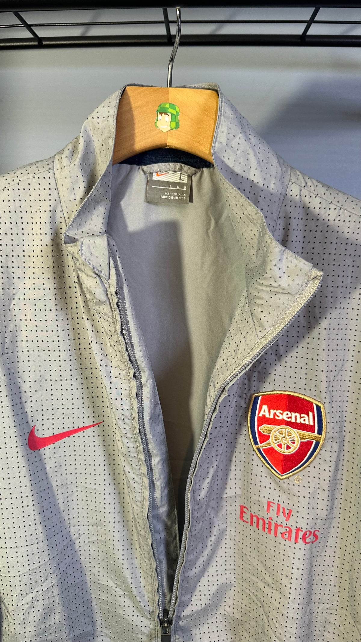 ARSENAL 2009 TRAINING JACKET (L)