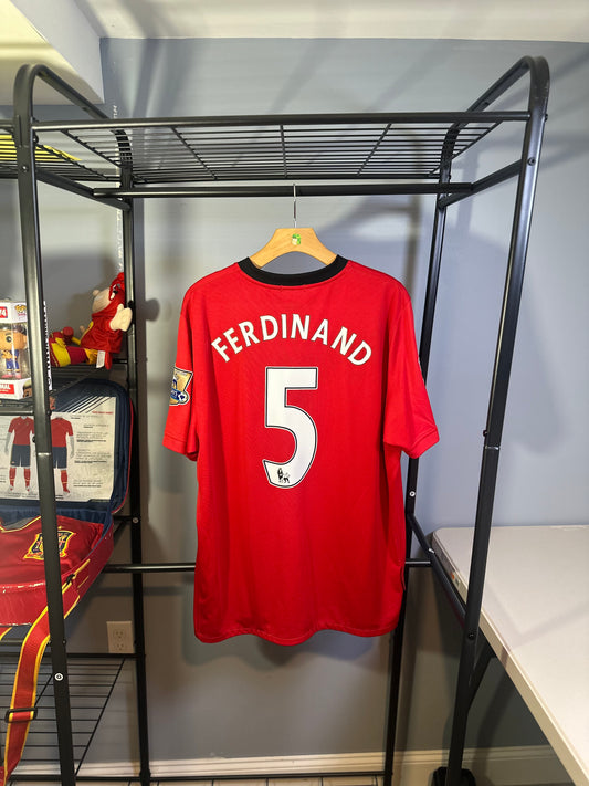 MANCHESTER UNITED 2009 HOME X RIO FERDINAND (XL)